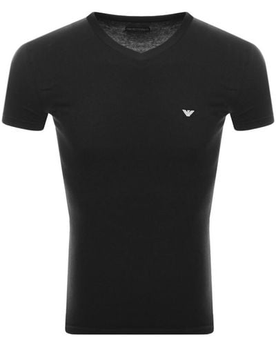 Armani Emporio Lounge Slim Fit T Shirt - Black