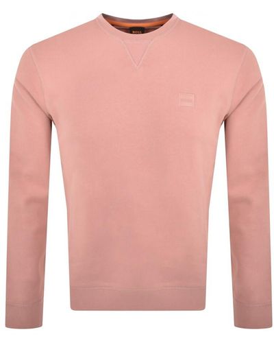 BOSS Boss Westart Sweatshirt - Pink