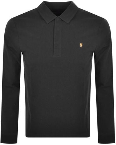 Farah Haslam Polo T Shirt - Black