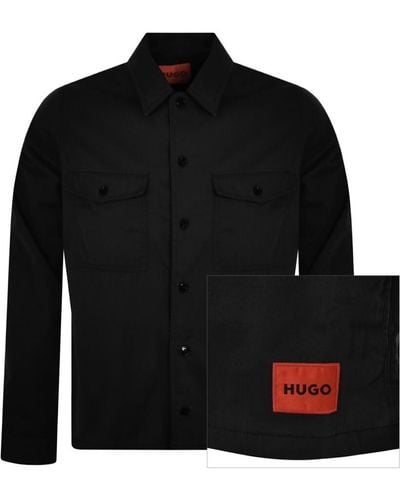 HUGO Enalu Overshirt Jacket - Black
