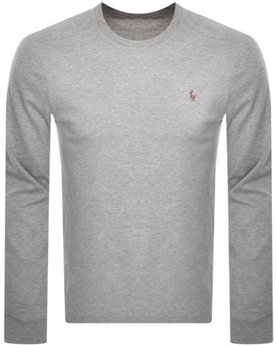 Ralph Lauren Long Sleeved T Shirt - Gray