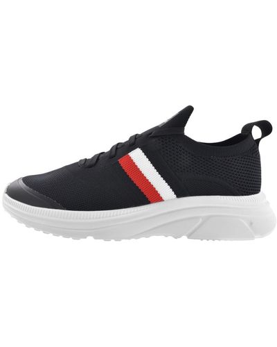 Tommy Hilfiger Moderm Runner Knit Trainers - Blue