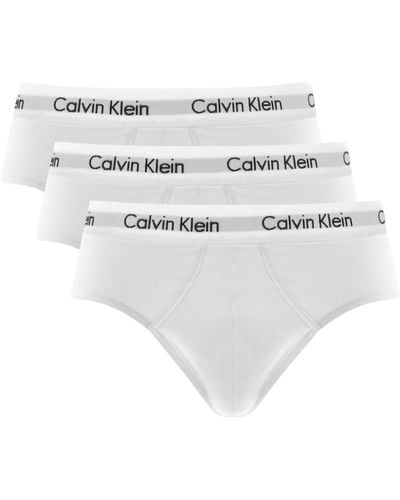 Calvin Klein Underwear 3 Pack Briefs - White