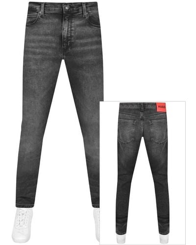 HUGO 734 Extra Slim Fit Jeans - Gray