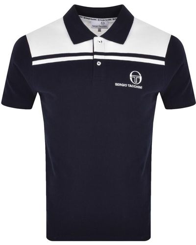 Sergio Tacchini New Young Line Polo T Shirt - Blue