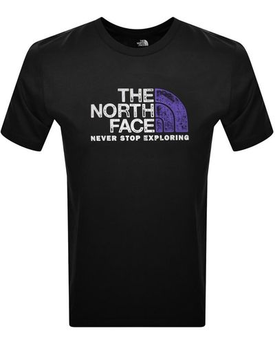 The North Face Rust 2 T Shirt In - Black