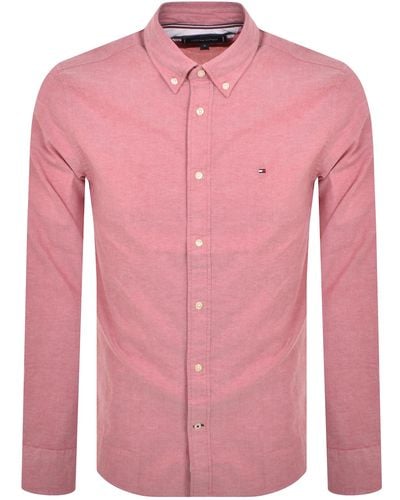 Tommy Hilfiger 1985 Flex Oxford Shirt - Pink