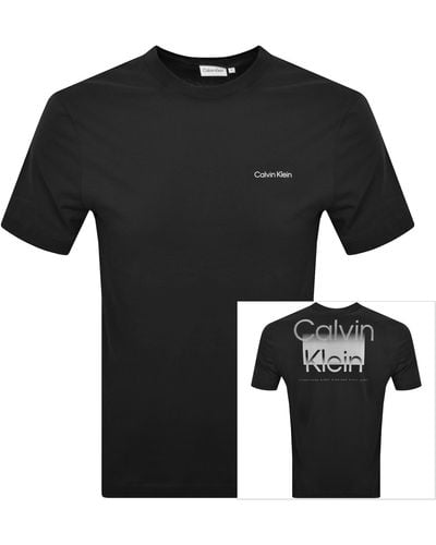 Calvin Klein Logo T Shirt - Black