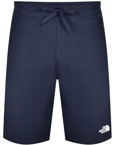 The North Face Logo Jersey Shorts - Blue