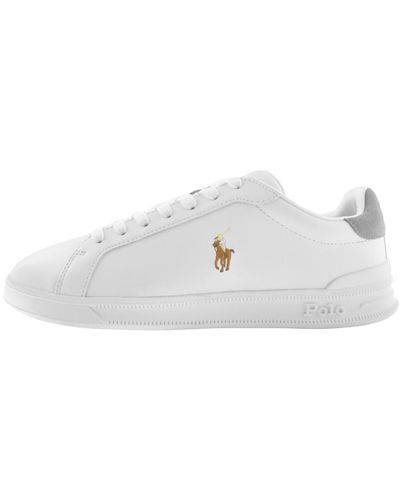 Ralph Lauren Heritage Court Sneakers - White