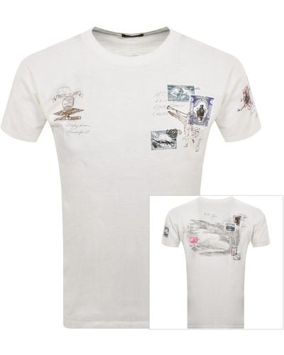 Replay Graphic T Shirt - White