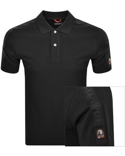 Parajumpers Space Polo T Shirt - Black