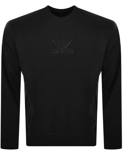 Armani Emporio Logo Sweatshirt - Black