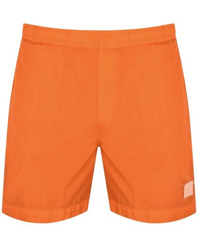 C.P. Company Cp Company Eco Chrome R Swim Shorts - Orange