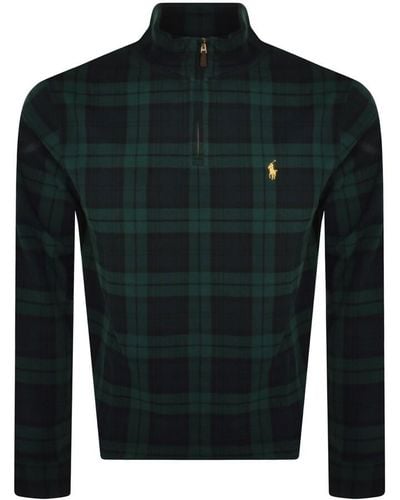 Ralph Lauren Half Zip Sweatshirt - Green
