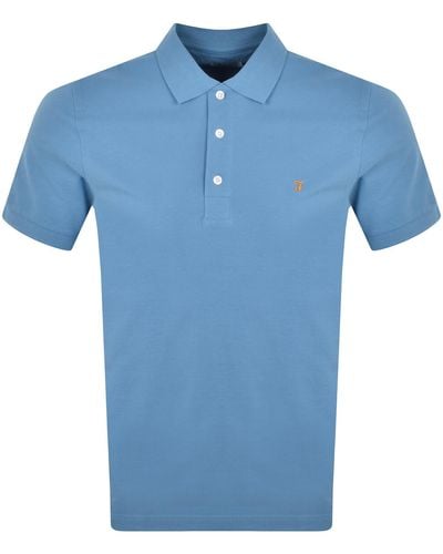 Farah Blanes Polo T Shirt - Blue