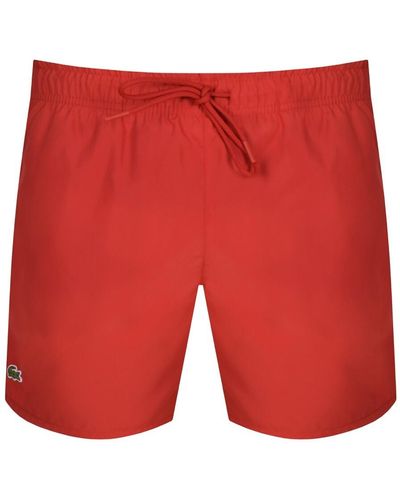 Lacoste Swim Shorts - Red
