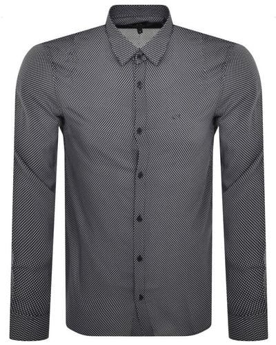 Armani Exchange Long Sleeve Shirt - Gray