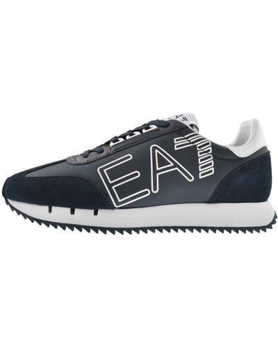 EA7 Emporio Armani Logo Sneakers - Blue