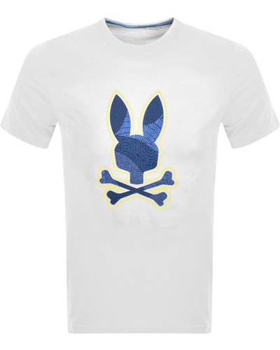 Psycho Bunny Lenox Graphic T Shirt - Blue