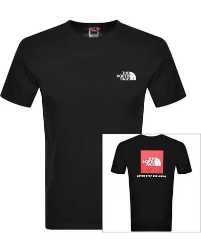The North Face Red Box T Shirt - Black
