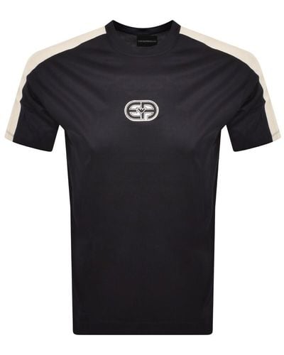 Armani Emporio Tape T Shirt - Black