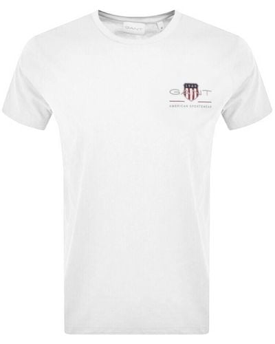 GANT Original Archive Crest T Shirt - White