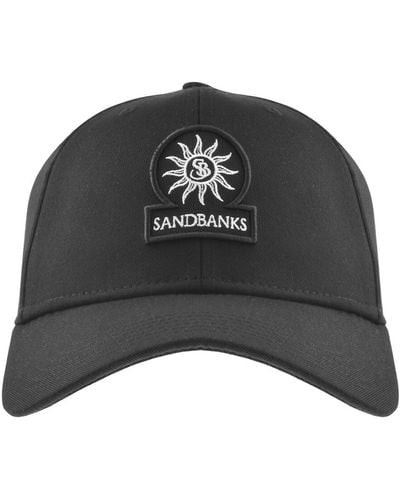 Sandbanks Badge Logo Baseball Cap - Black