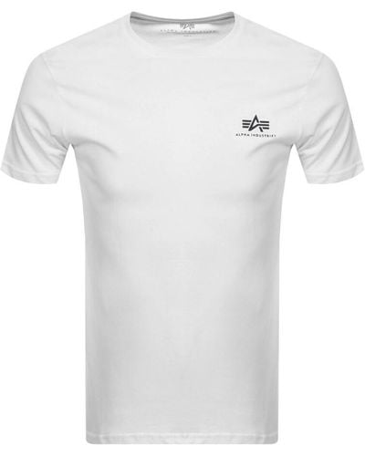 Alpha Industries Basic Logo T Shirt - White
