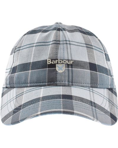 Barbour Tartan Sports Cap - Grey