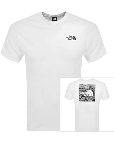 The North Face Redbox Celebration T Shirt - White