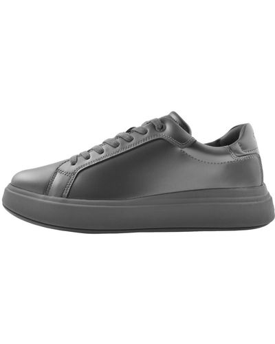 Calvin Klein Low Top Lace Up Sneakers - Black