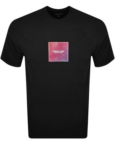 Marshall Artist Linear Box T Shirt - Black