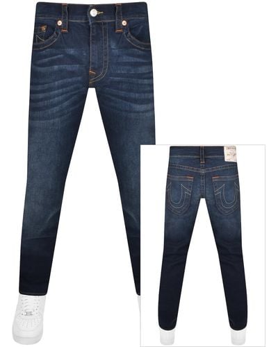 True Religion Rocco Dark Wash Skinny Jeans - Blue