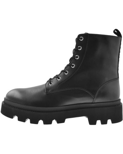 DSquared² Combat Boots - Black
