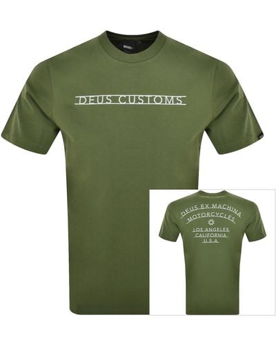 Deus Ex Machina Madison T Shirt - Green