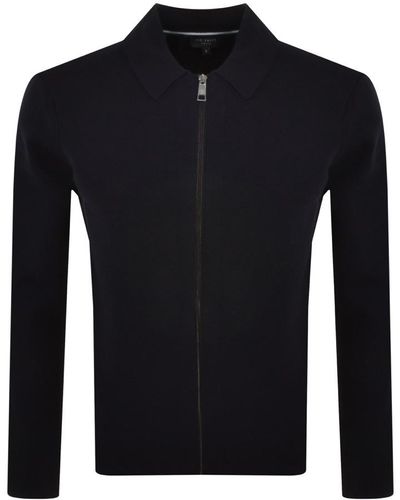 Ted Baker Saltire Full Zip Sweatshirt - Black