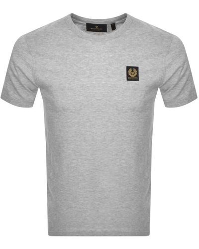Belstaff Logo T Shirt - Grey