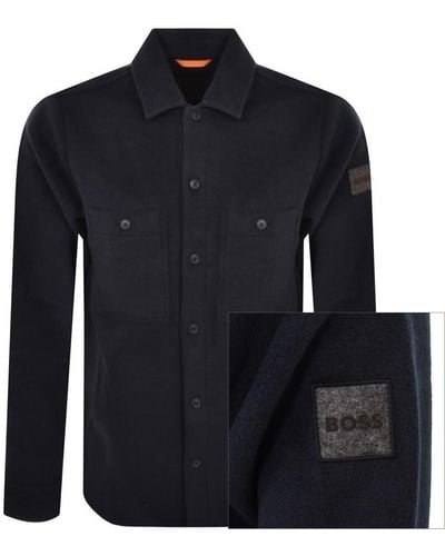 BOSS Boss Locky 1 Overshirt Jacket - Blue