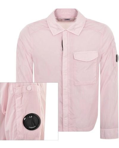 C.P. Company Cp Company Chrome R Overshirt - Pink