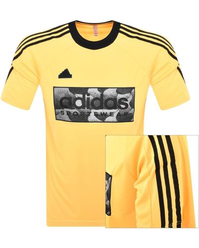 adidas Originals Adidas Sportswear Tiro T Shirt - Yellow
