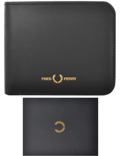 Fred Perry Billfold Wallet - Black