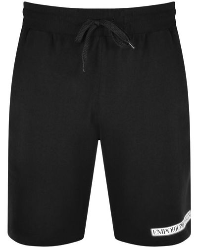 Armani Emporio Lounge Burmuda Shorts - Black