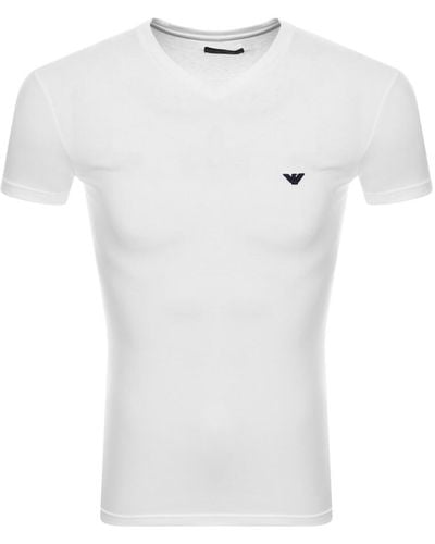 Armani Emporio Lounge Slim Fit T Shirt - White