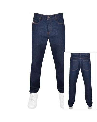 DIESEL D Viker Mid Wash Regular Fit Jeans - Blue