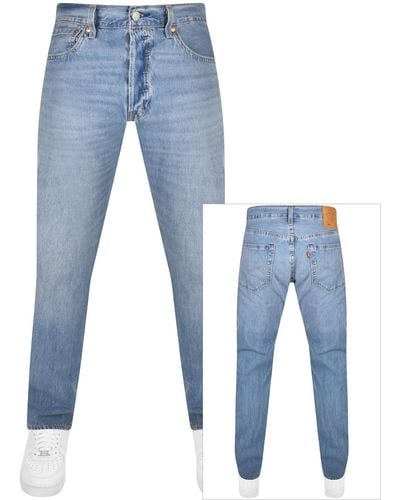 Levi's 501 Original Fit Light Wash Jeans - Blue
