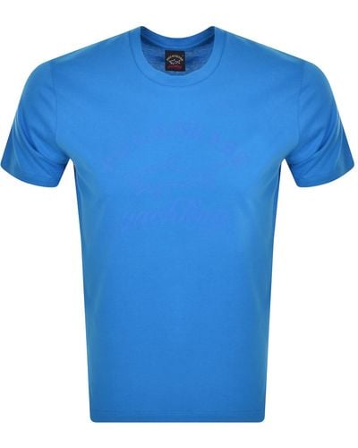 Paul & Shark Paul And Shark Short Sleeve Logo T Shirt - Blue