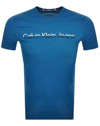 Calvin Klein Short sleeve t-shirts for Men | Black Friday Sale & Deals up  to 72% off | Lyst