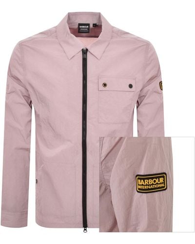 Barbour Inlet Overshirt - Pink