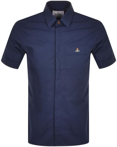 Vivienne Westwood Short Sleeved Shirt - Blue